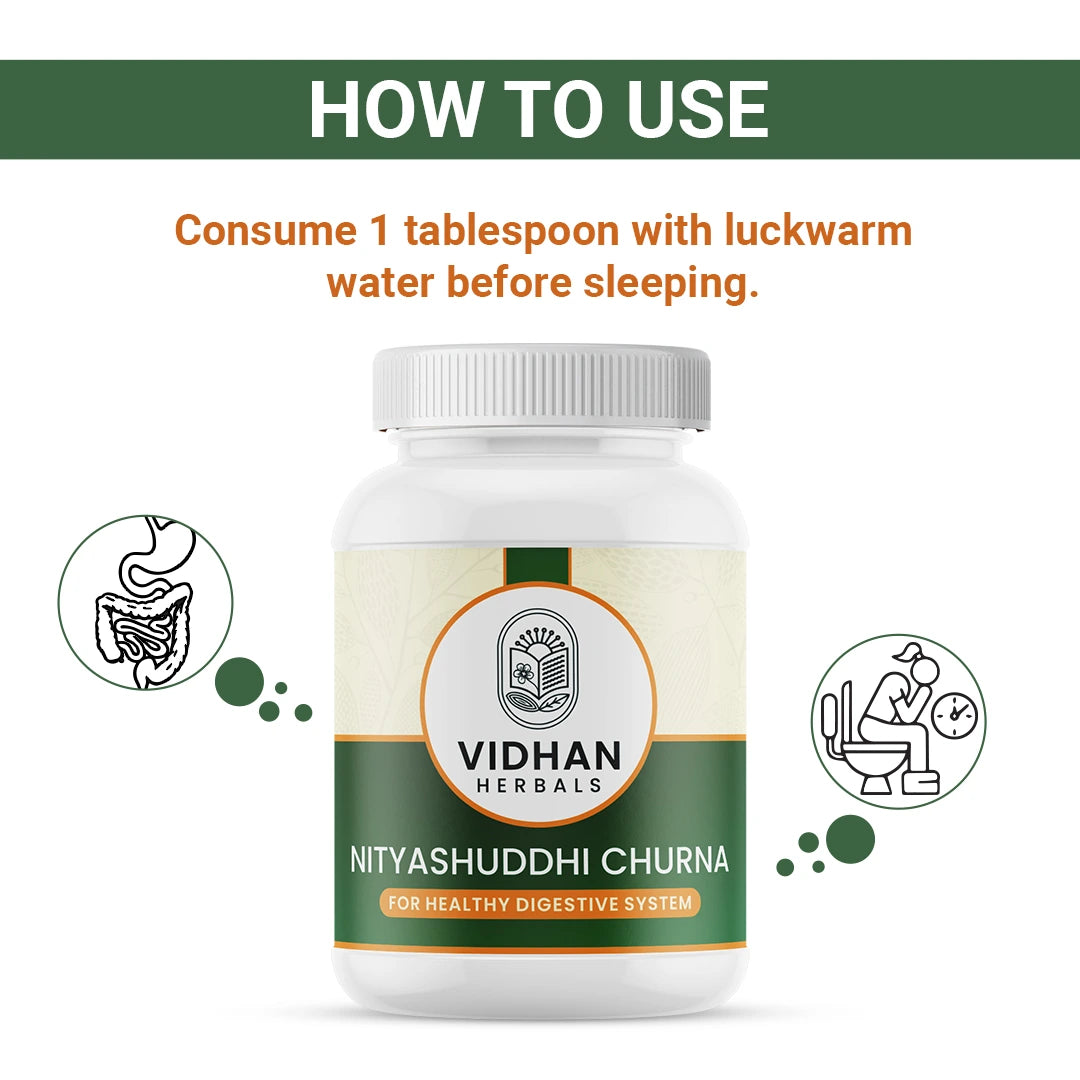 Nityashuddhi Churna – Ayurvedic Digestive Care (200 GM | 65 Days)