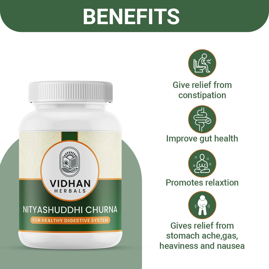 Nityashuddhi Churna – Ayurvedic Digestive Care (200 GM | 65 Days)