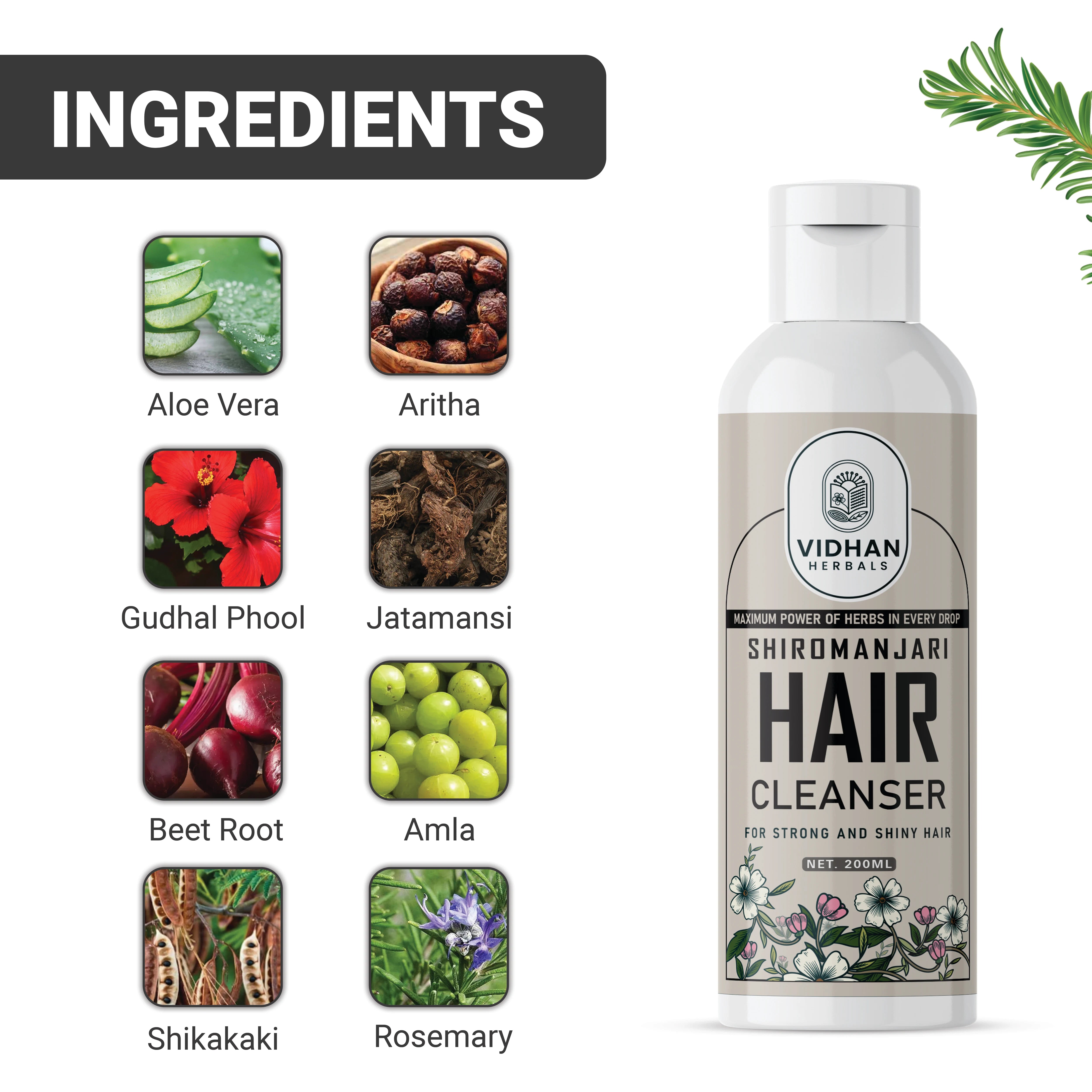 Shiromanjari Herbal Hair Cleanser